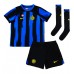 Inter Milan Henrikh Mkhitaryan #22 Domáci Detský futbalový dres 2023-24 Krátky Rukáv (+ trenírky)